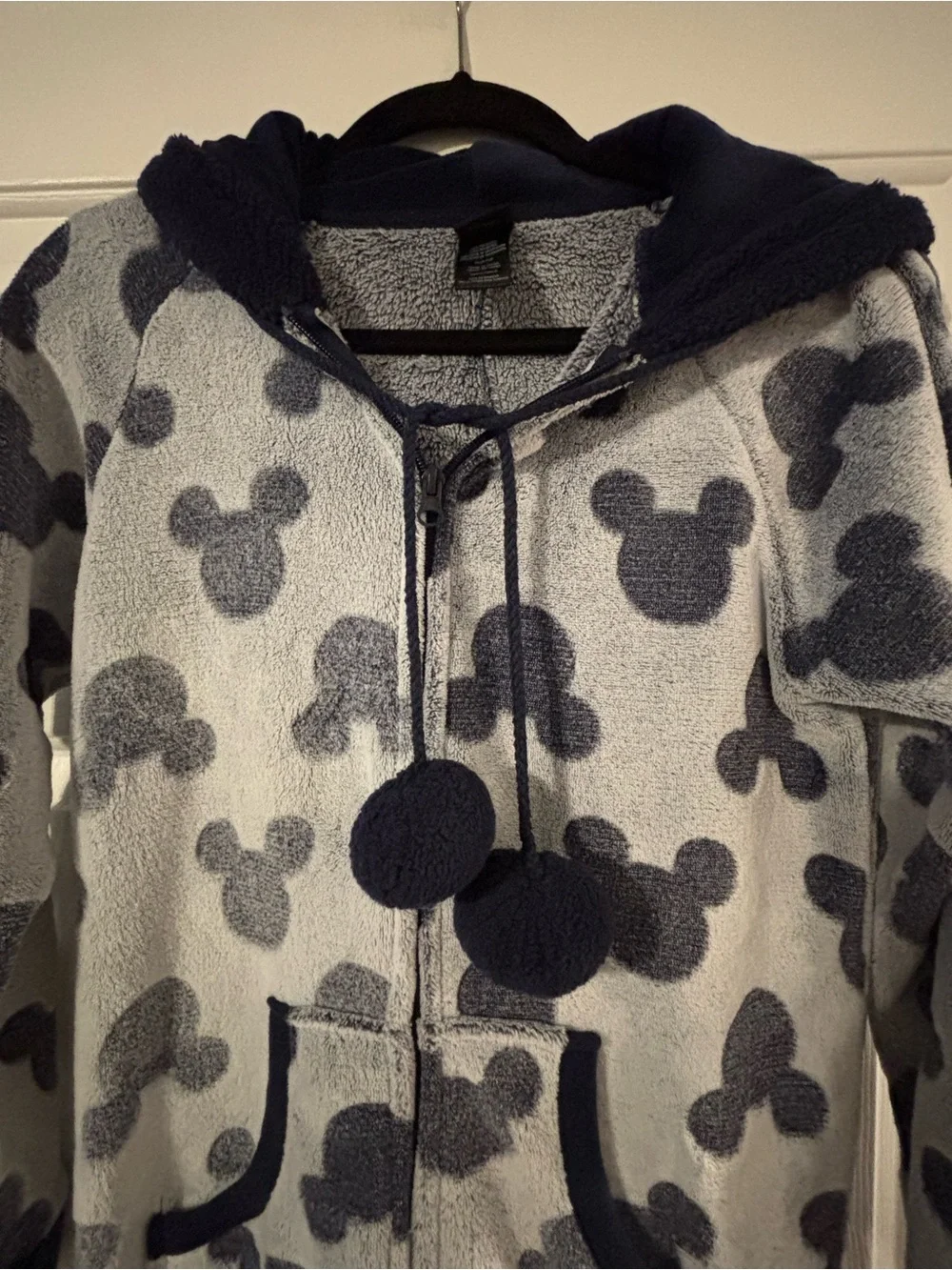 Disney Micky Mouse Onesie with Ear Hood - Picture 4 of 15
